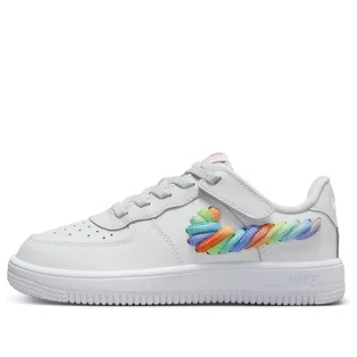 Nike (ps)  Force 1 Low Lv8 Easyon 'rainbow Lace Swoosh'
