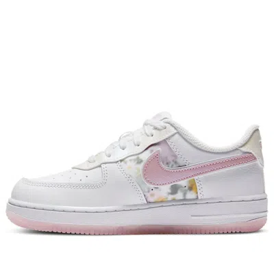 Nike (ps)  Force 1 Lv8 White/pink
