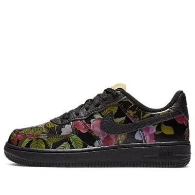 Nike (ps)  Force 1 Lxx 'floral' In Black