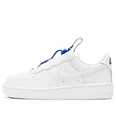 Nike (ps)  Force 1 Toggle 'white Hyper Royal' In Multi