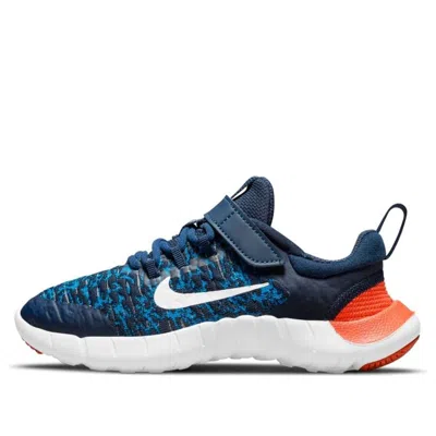 Nike (ps)  Free Rn 2021 'blue White Orange'
