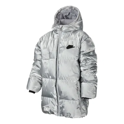 Nike (ps)  Jacket 'silver' In Metallic