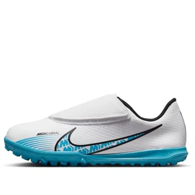 Nike (ps)  Jr. Mercurial Vapor 15 Club Turf Football Shoes 'white Baltic Blue'