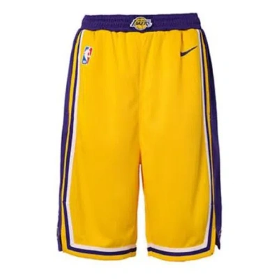 Nike (ps)  La Lakers Basketball Shorts 'yellow'