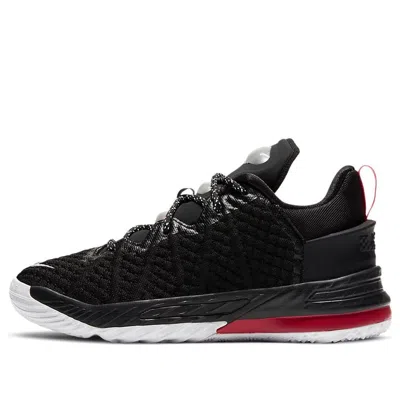 Nike (ps)  Lebron 18 'black University Red'