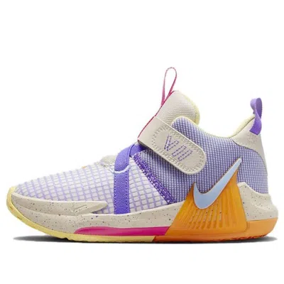 Nike (ps)  Lebron Witness 7 'action Grape Vivid Orange' In Multi