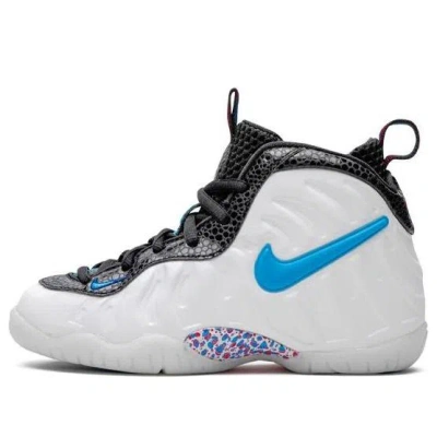 Nike (ps)  Little Posite Pro '3d Safari' In White