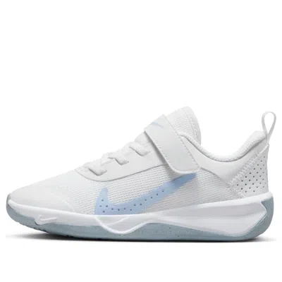 Nike (ps)  Omni Multi-court Shoes 'white Cobalt Bliss'