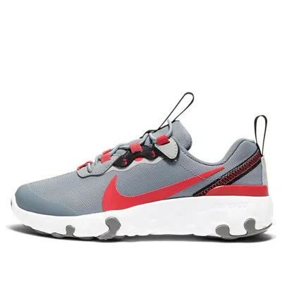 Nike (ps)  Renew Element 55 Grey/red In Gray