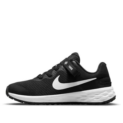 Nike (ps)  Revolution 6 Flyease 'black White' In Multi