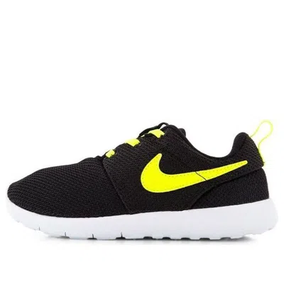 Nike (ps)  Roshe One 'black Yellowgreen'