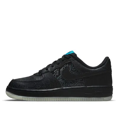 Nike (ps)  Space Jam X Force 1 'computer Chip' In Black