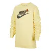 Nike (ps)  Sportswear Club Fleece Sweatshirt 'yellow' In Metallic