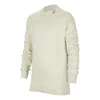 Nike (ps)  Sportswear Long-sleeve Mock-neck Top ' Beige' In Metallic