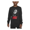 Nike (ps)  Sportswear Long-sleeve T-shirt 'black'