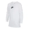 Nike (ps)  Sportswear Long Sleeve T-shirt 'white'