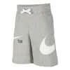Nike (ps)  Sportswear Swoosh Short 'grey' In Gray