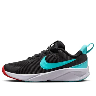 Nike (ps)  Star Runner 4 Nn 'black Bright Crimson Dusty Cactus' In Multi