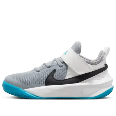 Nike (ps)  Team Hustle D 10 'grey Blue Lightning'