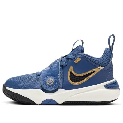Nike (ps)  Team Hustle D 11 'mystic Navy Metallic Gold'