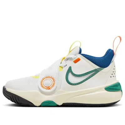 Nike (ps)  Team Hustle D 11 'sail Bicoastal Opti Yellow'