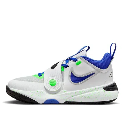 Nike (ps)  Team Hustle D 11 Shoes 'green Strike Racer Blue' In Multi