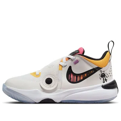 Nike (ps)  Team Hustle D 11 'white Beige Black'