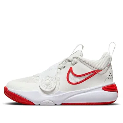 Nike (ps)  Team Hustle D 11 'white Red' In Multi