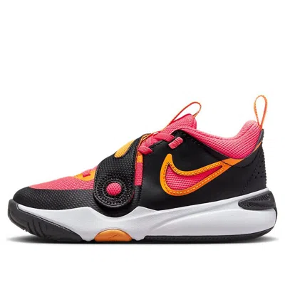 Nike (ps)  Team Hustle D11 'black Hot Punch'