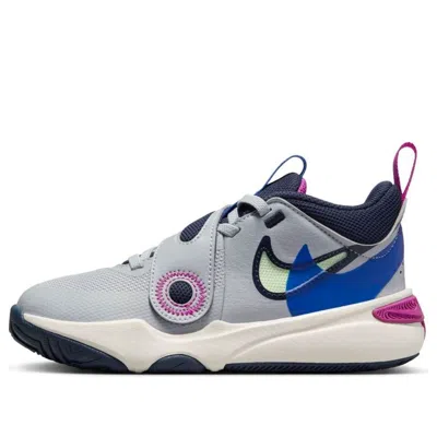Nike (ps)  Team Hustle D11 Se 'wolf Grey Hyper Royal' In Gray