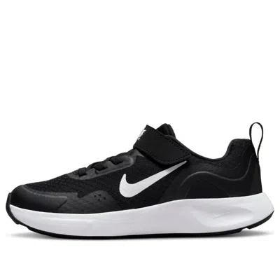 Nike (ps)  Wearallday 'black White'
