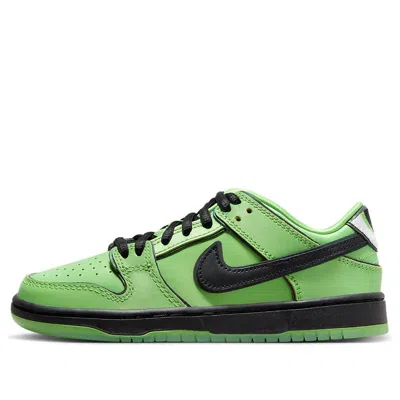 Nike (ps)  X The Powerpuff Girls Sb Dunk Low Pro Qs 'buttercup'