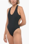 Nike Womens Solid Trainer Mesh One-piece Swimsuit