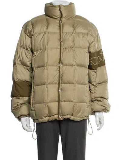 Pre-owned Nike Puffer Coat In Neutral