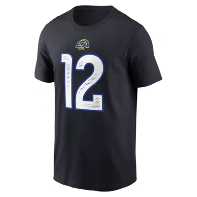 Nike Puka Nacua Los Angeles Rams Rivalries Collection  Men's Nfl T-shirt In Blue