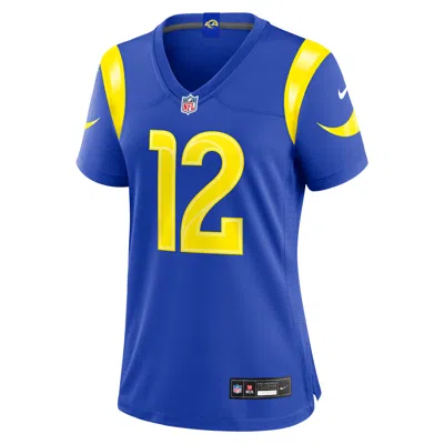 Nike Puka Nacua Los Angeles Rams  Women's Nfl Game Jersey In Blue