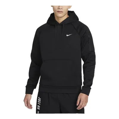 NIKE NIKE PULLOVER FITNESS HOODIE 'BLACK'