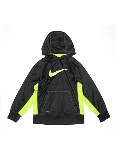 Pre-owned Nike Kids' Pullover Hoodie In Black