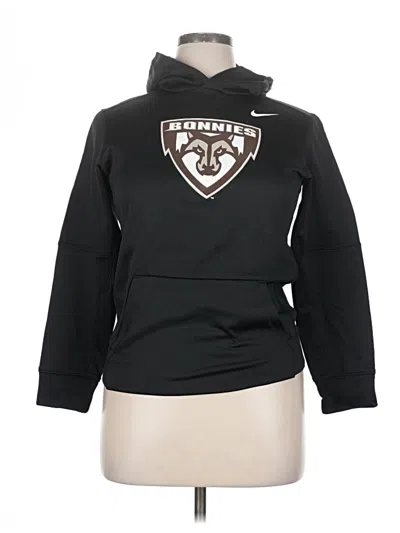 Pre-owned Nike Pullover Hoodie In Black