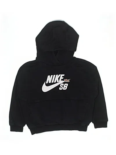 Pre-owned Nike Kids' Pullover Hoodie In Black