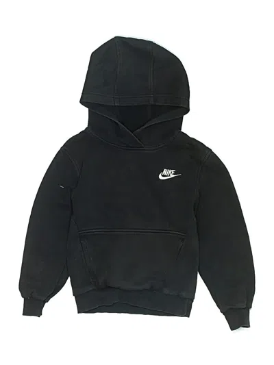 Pre-owned Nike Kids' Pullover Hoodie In Black