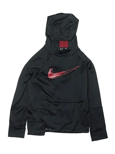 Pre-owned Nike Kids' Pullover Hoodie In Black