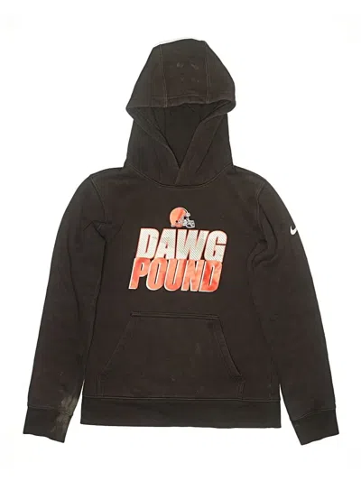 Pre-owned Nike Kids' Pullover Hoodie In Black