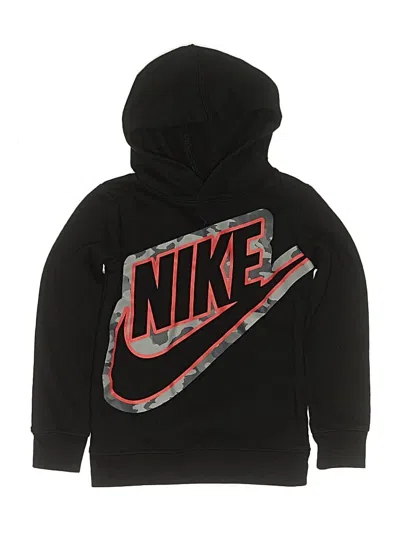 Pre-owned Nike Kids' Pullover Hoodie In Black