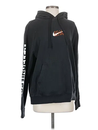 Pre-owned Nike Pullover Hoodie In Black