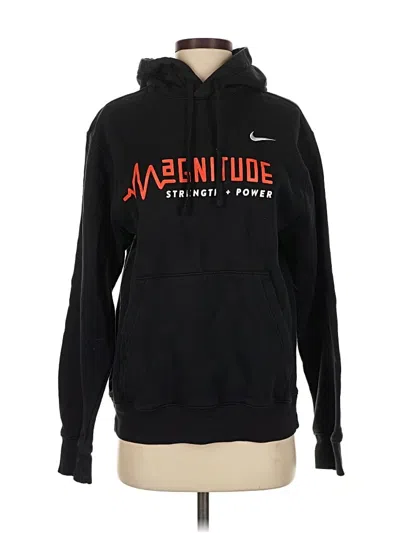 Pre-owned Nike Pullover Hoodie In Black