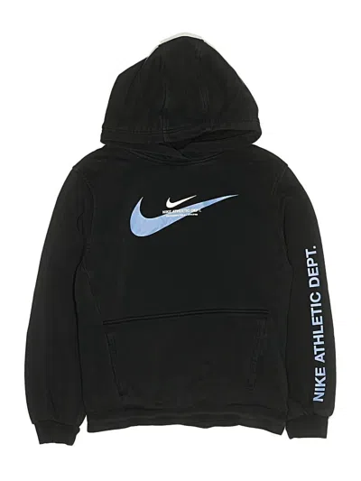 Pre-owned Nike Kids' Pullover Hoodie In Black