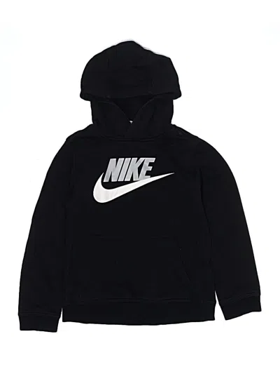 Pre-owned Nike Kids' Pullover Hoodie In Black
