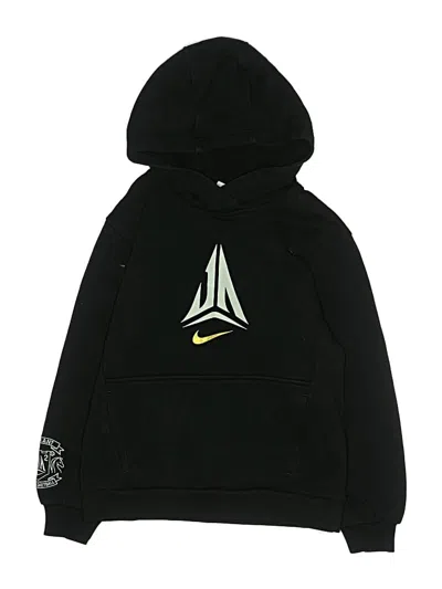 Pre-owned Nike Kids' Pullover Hoodie In Black