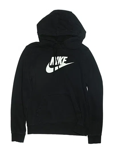 Pre-owned Nike Kids' Pullover Hoodie In Black